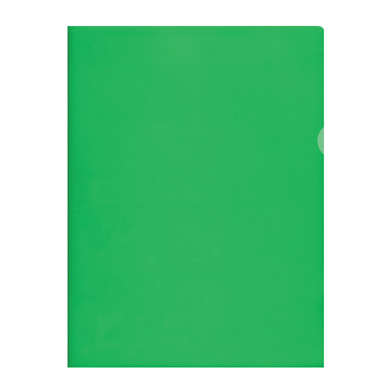 Kiletaskud L-tasku  A4 matt/roheline