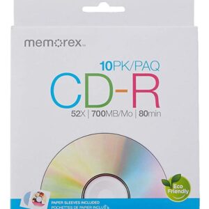 MEMOREX CD-R 700MB 52X ENVELOPE